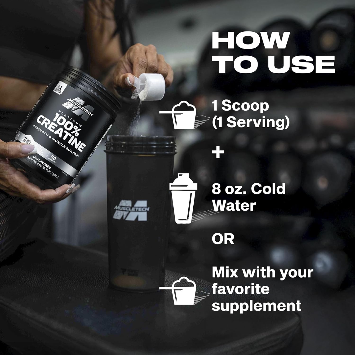  Fast-Absorbing Creatine Powder for Muscle Recovery & Power 