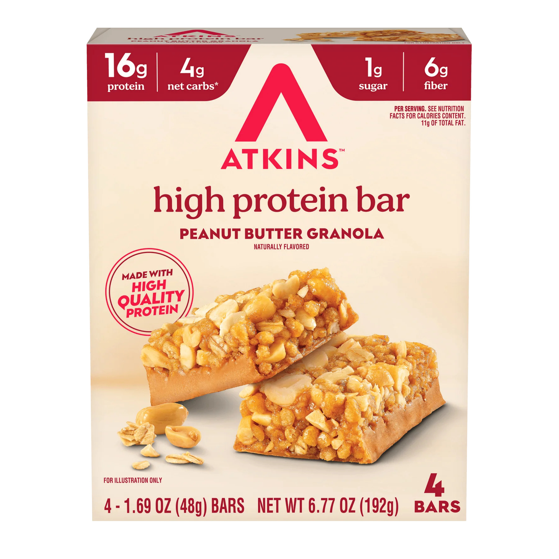  Atkins - Granola Protein Meal Bar 