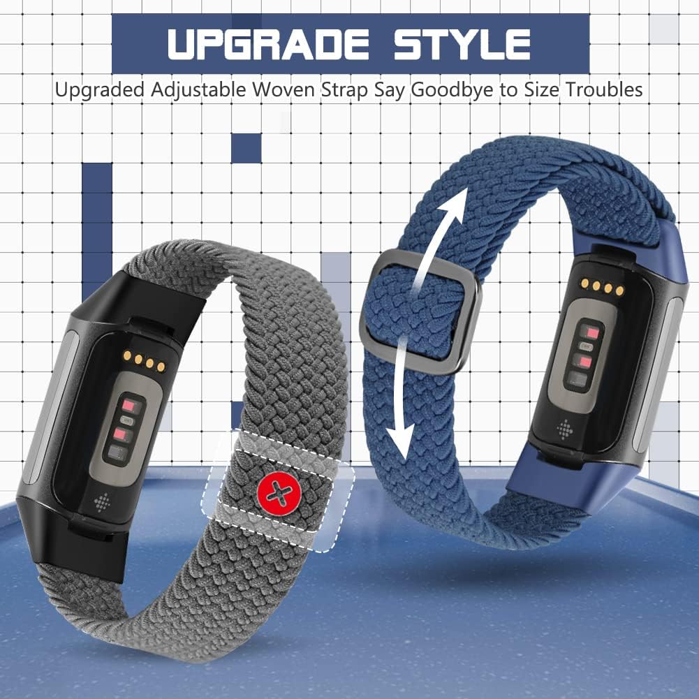  Nylon Fabric Replacement for Fitbit Charge 5 