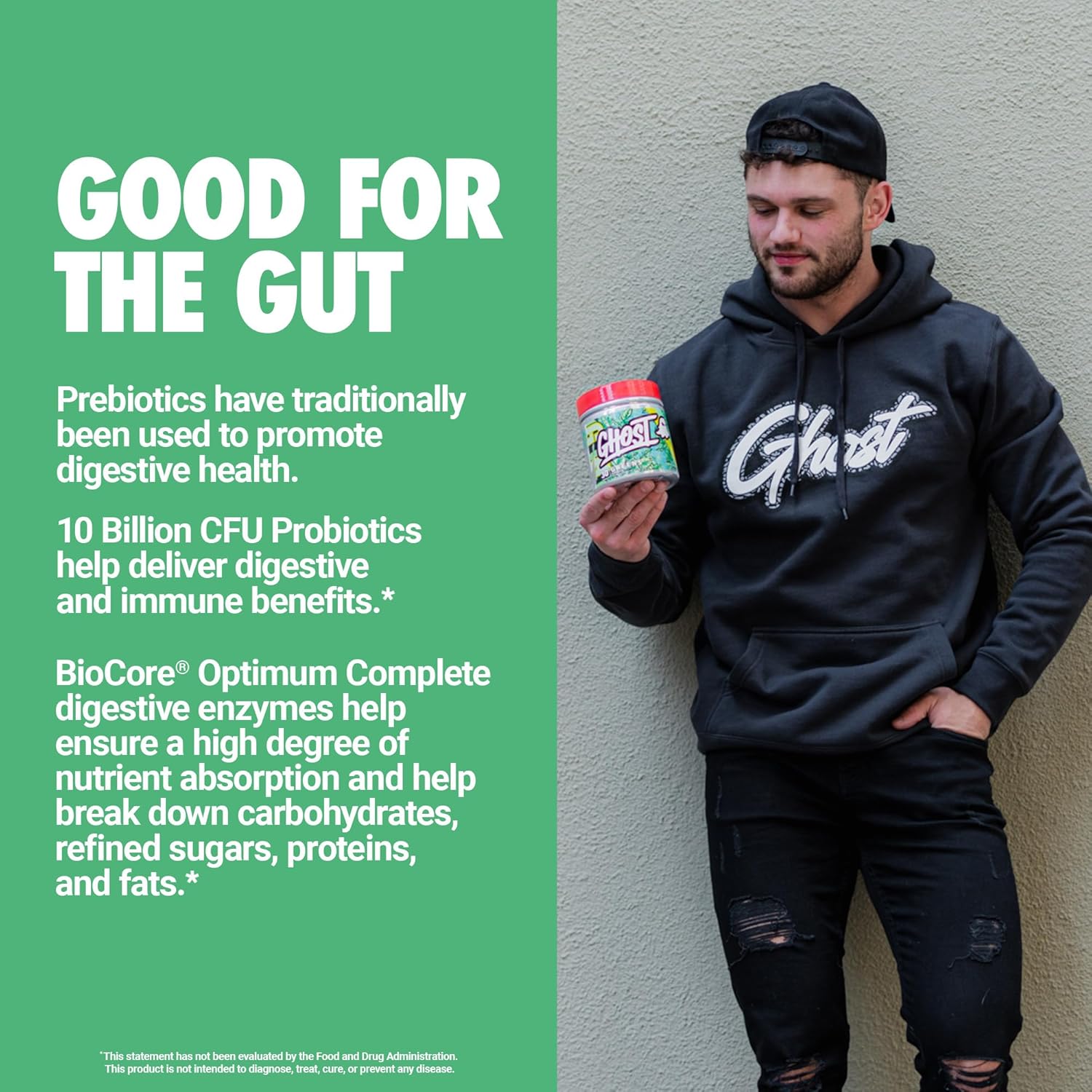  جوست - جرينز سوبر فود (30 حصة) - Ghost Greens Superfood Powder 