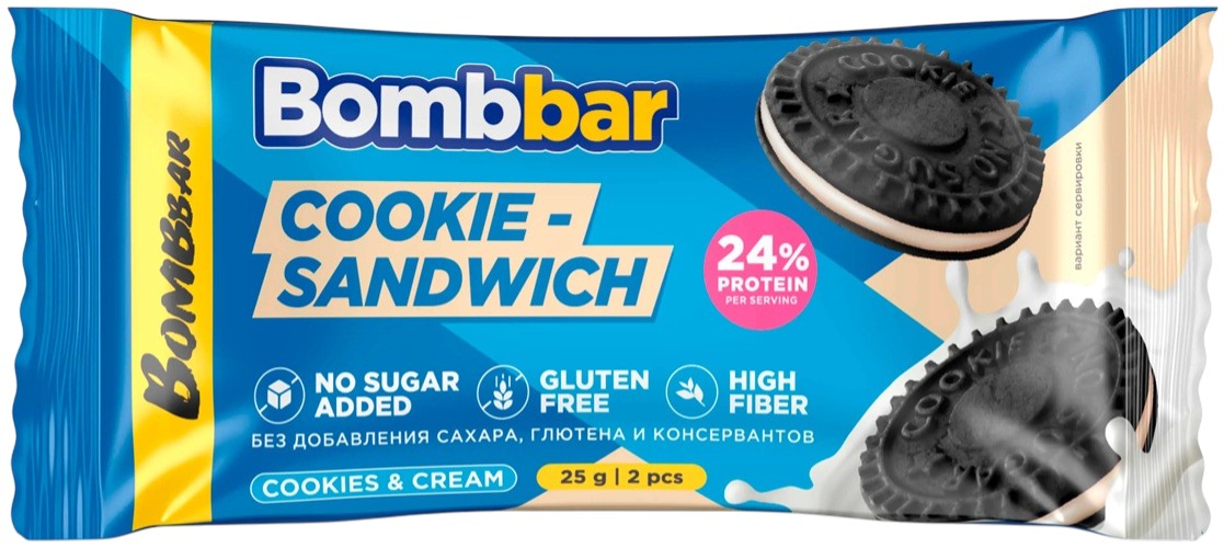  BombBar -  Protein Cookie Sandwich 