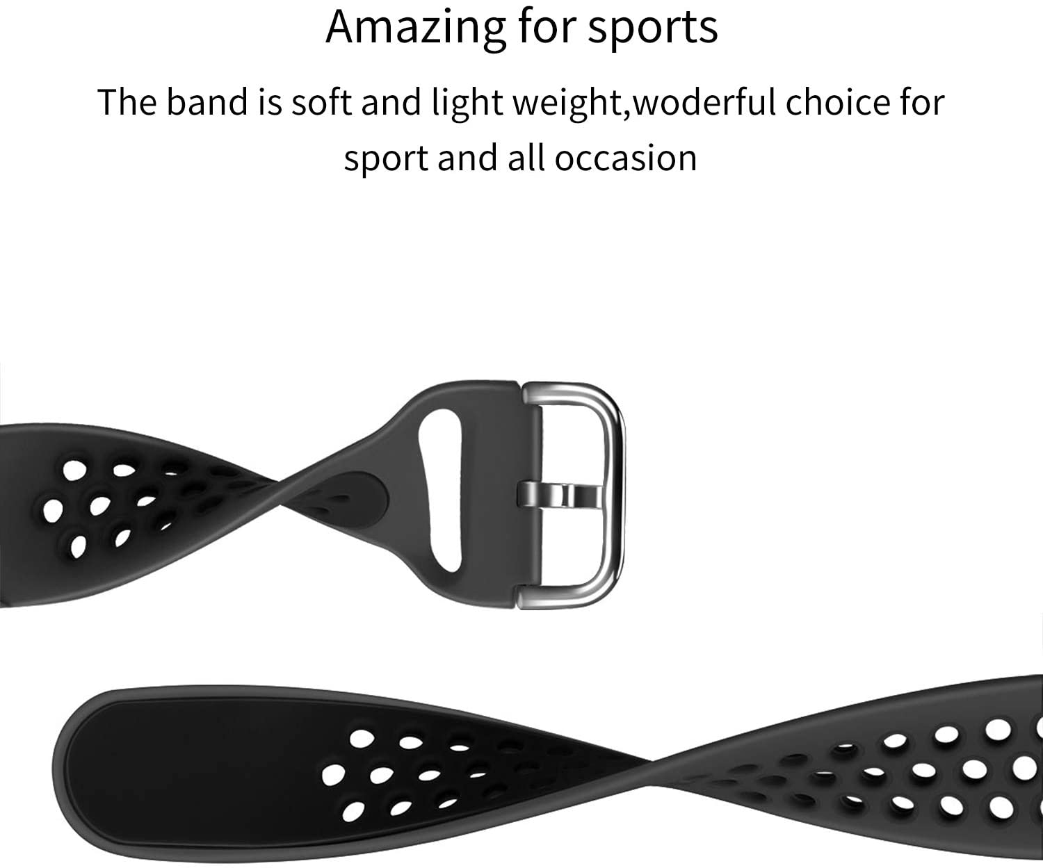  Silicone Bands for Fitbit Charge 3 & Charge 4 