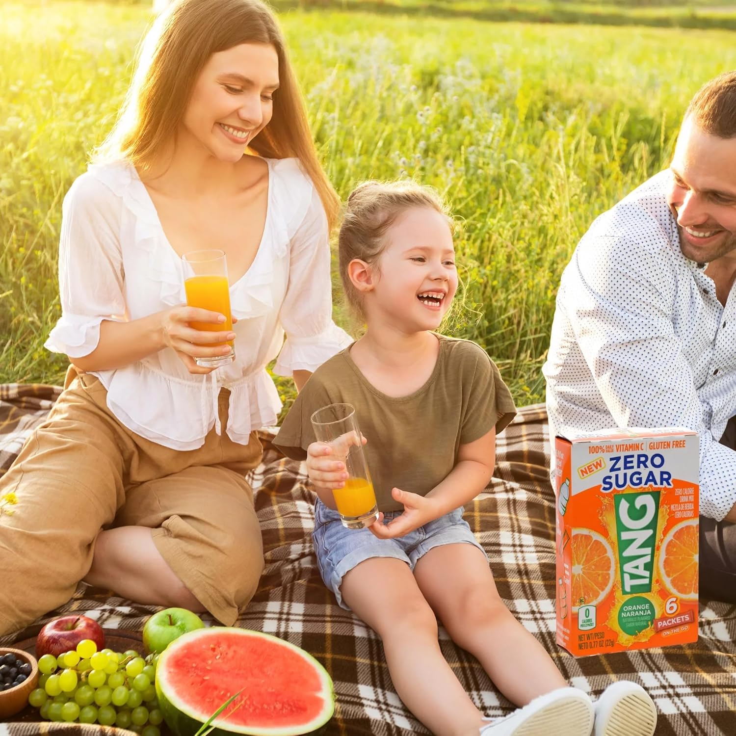  Tang - On The Go Sugar Free Drink Mix (6 sticks) 