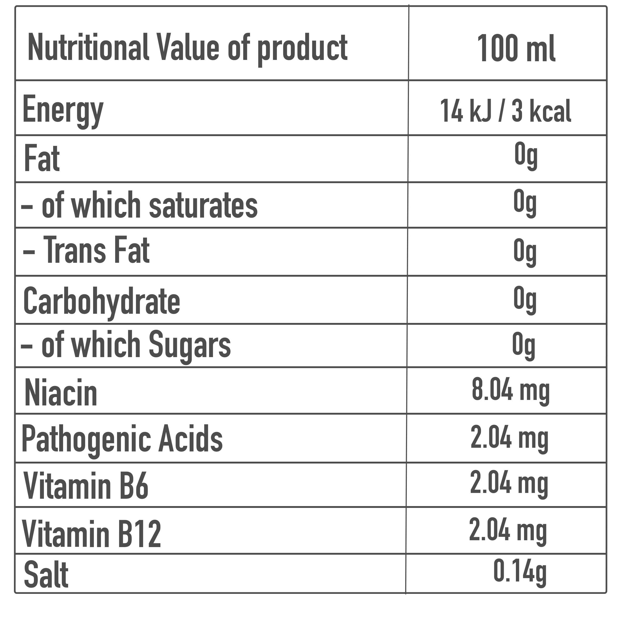  Bigman - Energy Drink Zero (Pack of 24) 
