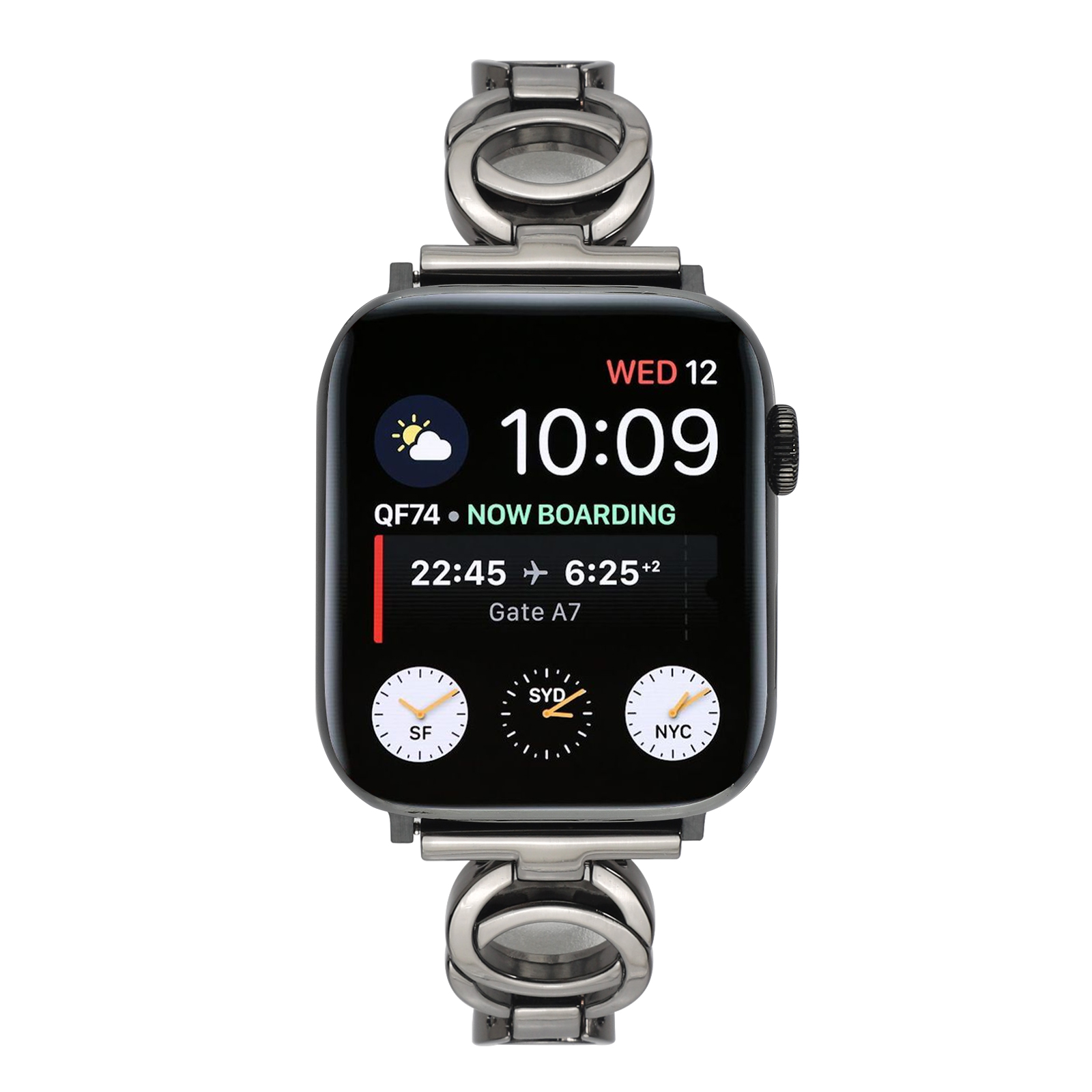  سوار معدني نسائي لساعة ابل - Women Strap for Apple watch 