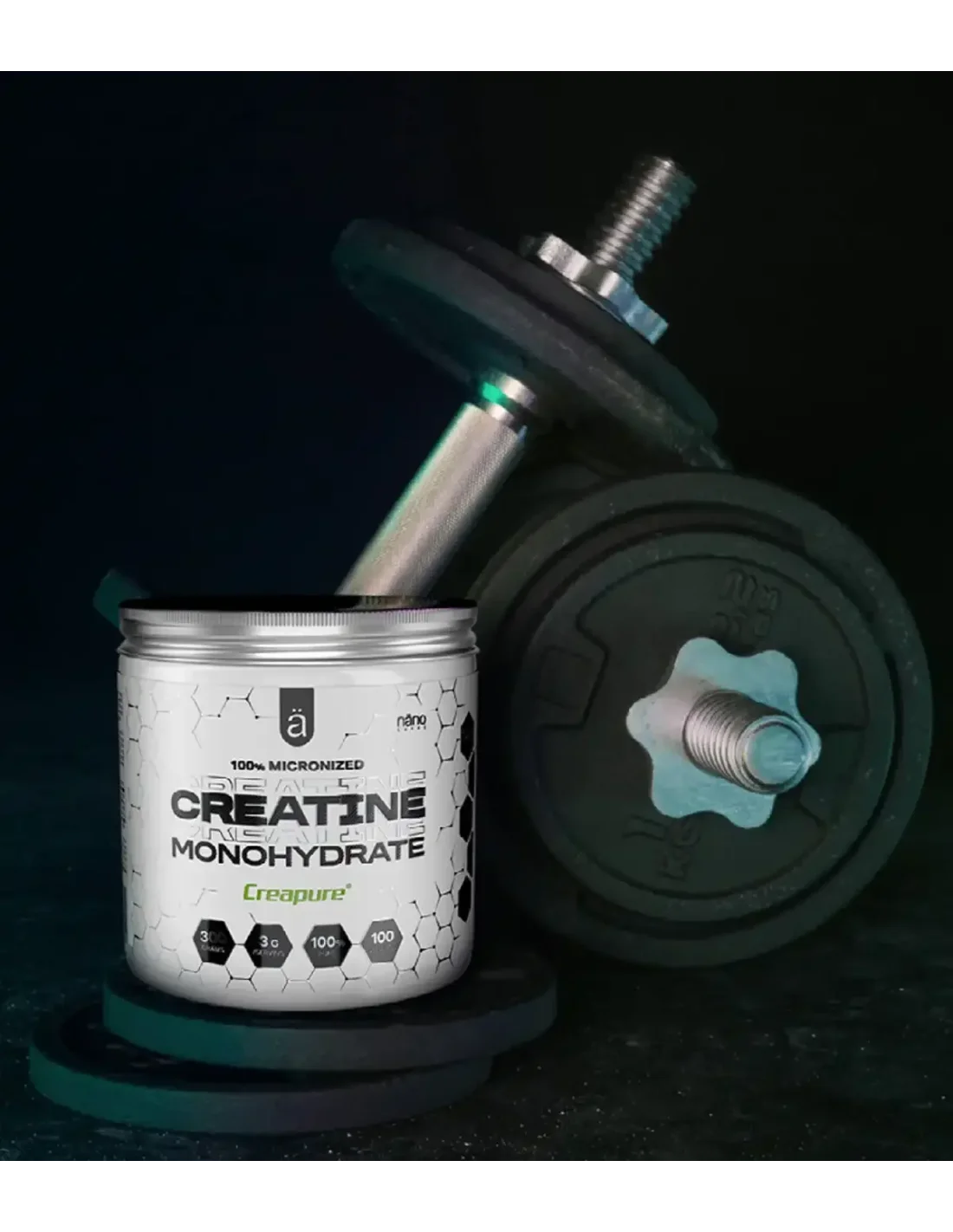  Nano Supps - Creatine Monohydrate Creapure (300 g) 