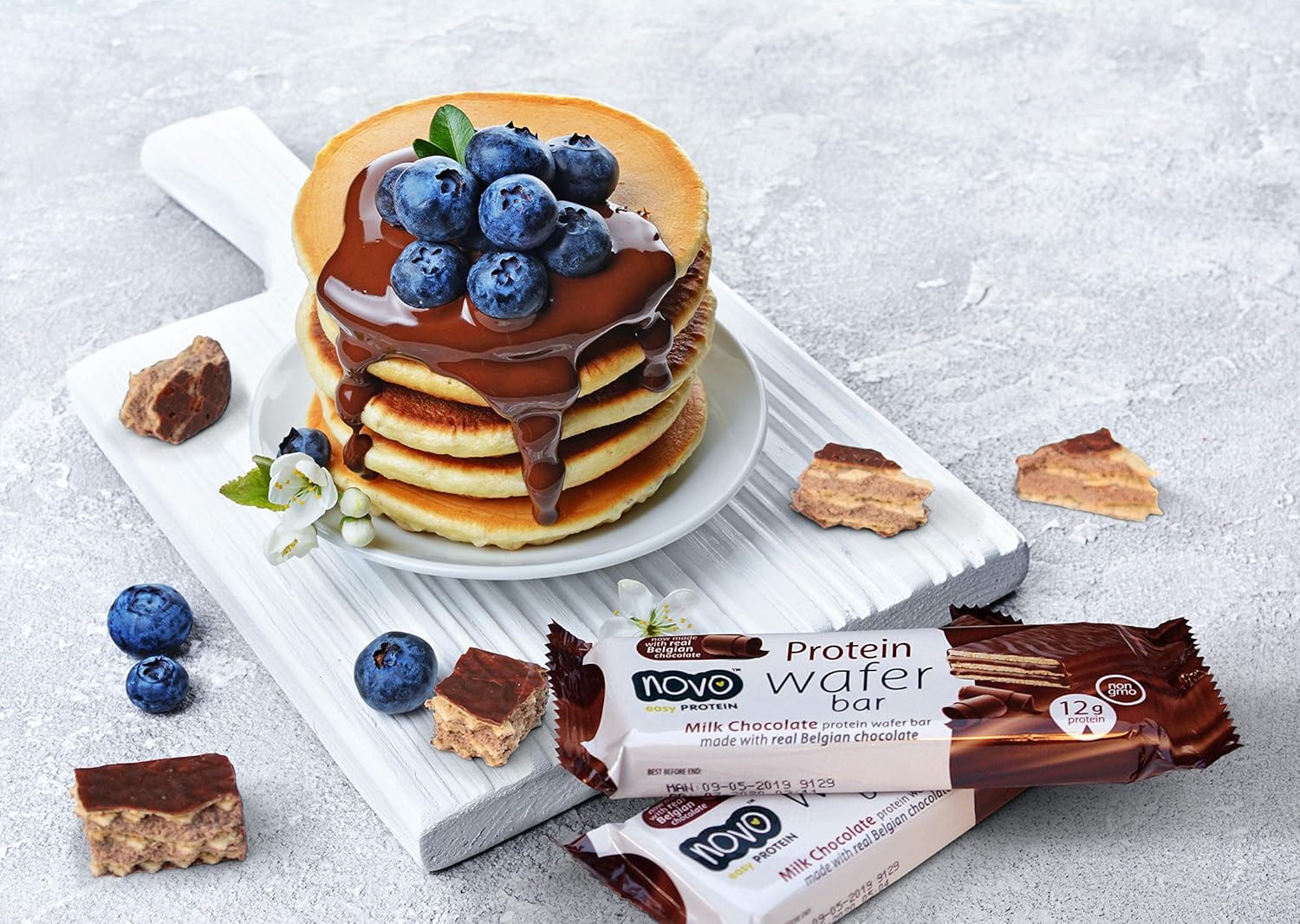  Novo Protein Bar Wafer (Pack of 12) 