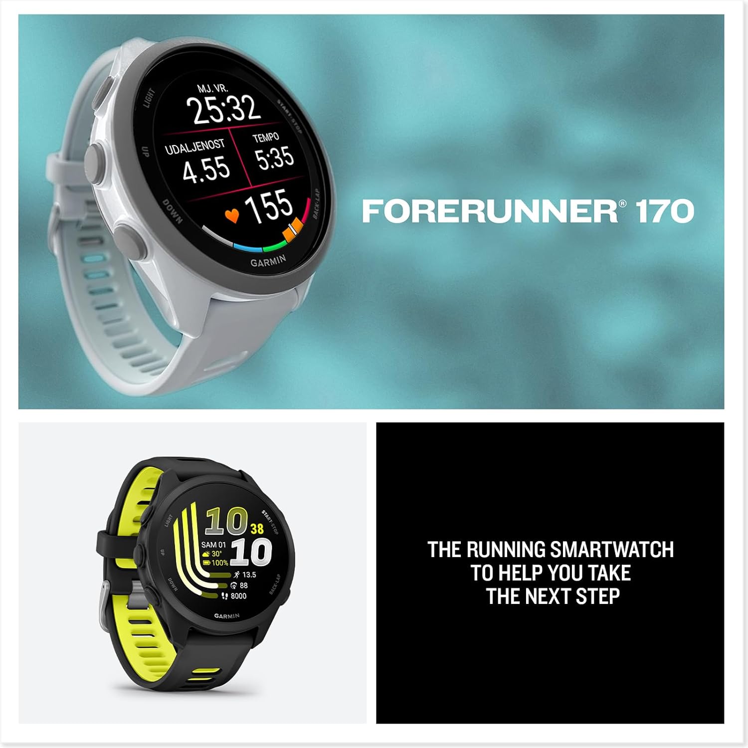  ساعة جارمن الذكية موديل فوريرنر 170 (Garmin Forerunner 170) 