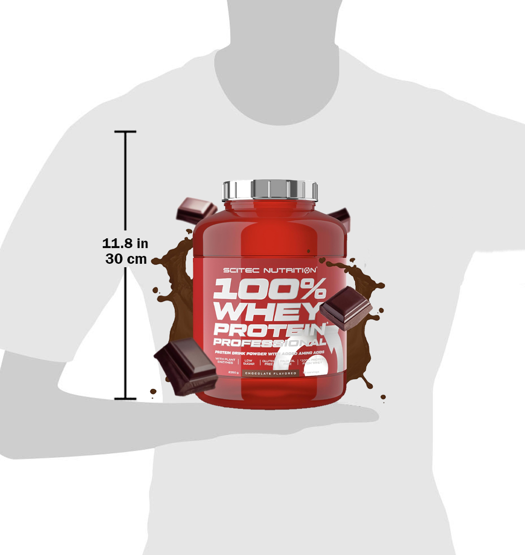  سايتك نوتريشن - 100% واي بروتين بروفيشنال (78 حصة) - Scitec Nutrition 100% Whey Protein Professional 