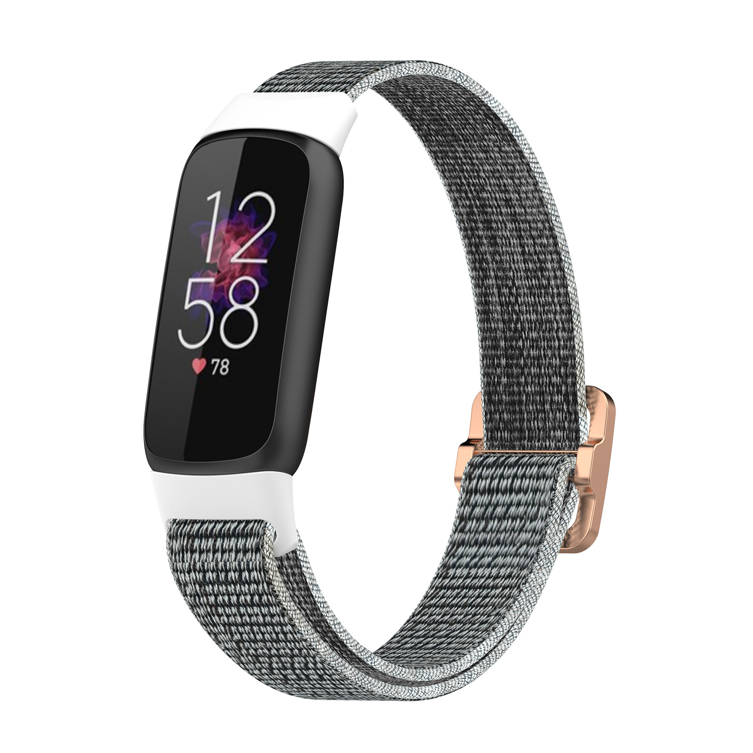  Grey Nylon Replacement Band for Fitbit Luxe 
