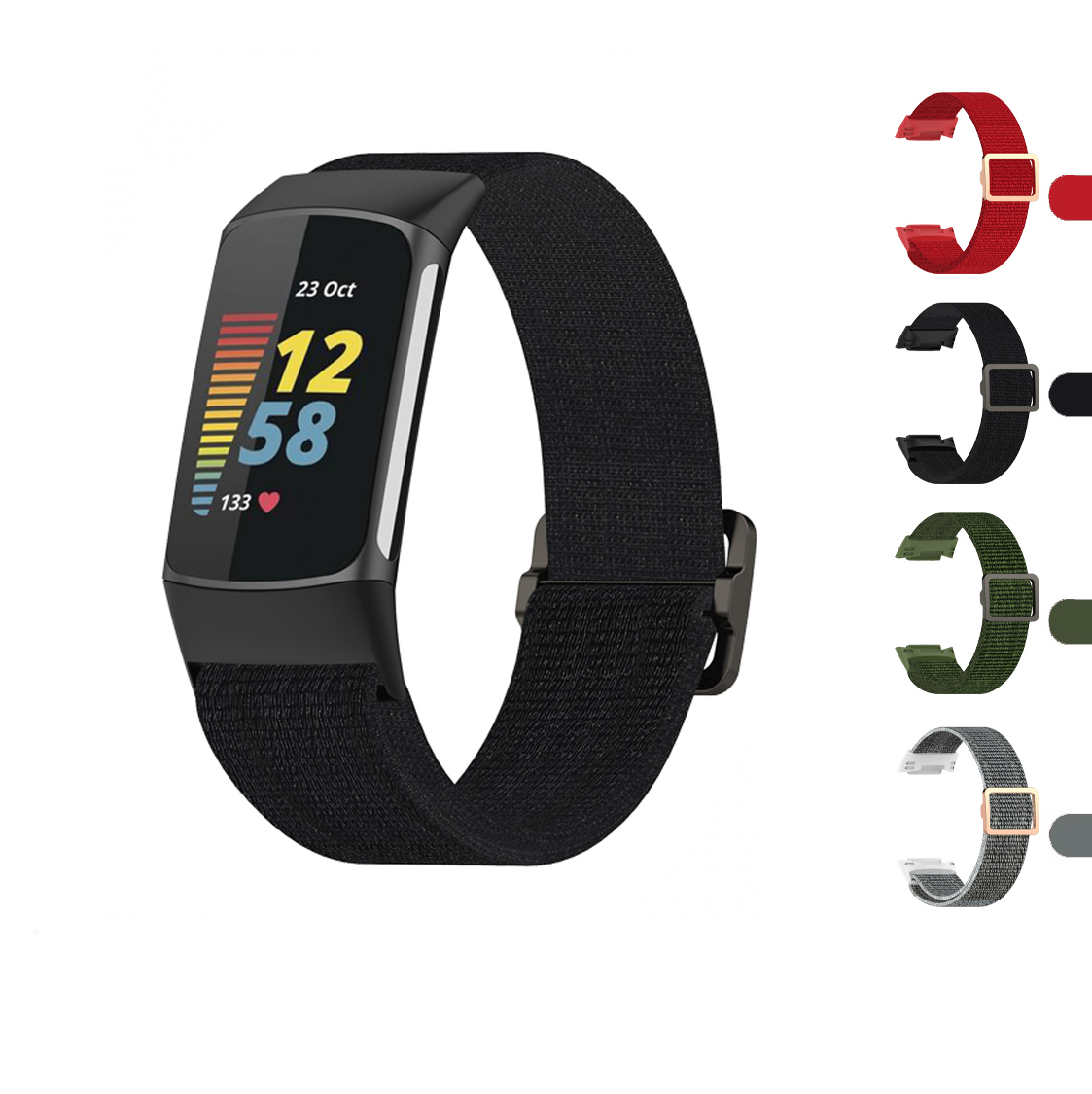  Nylon Replacement Band for Fitbit Charge 5 