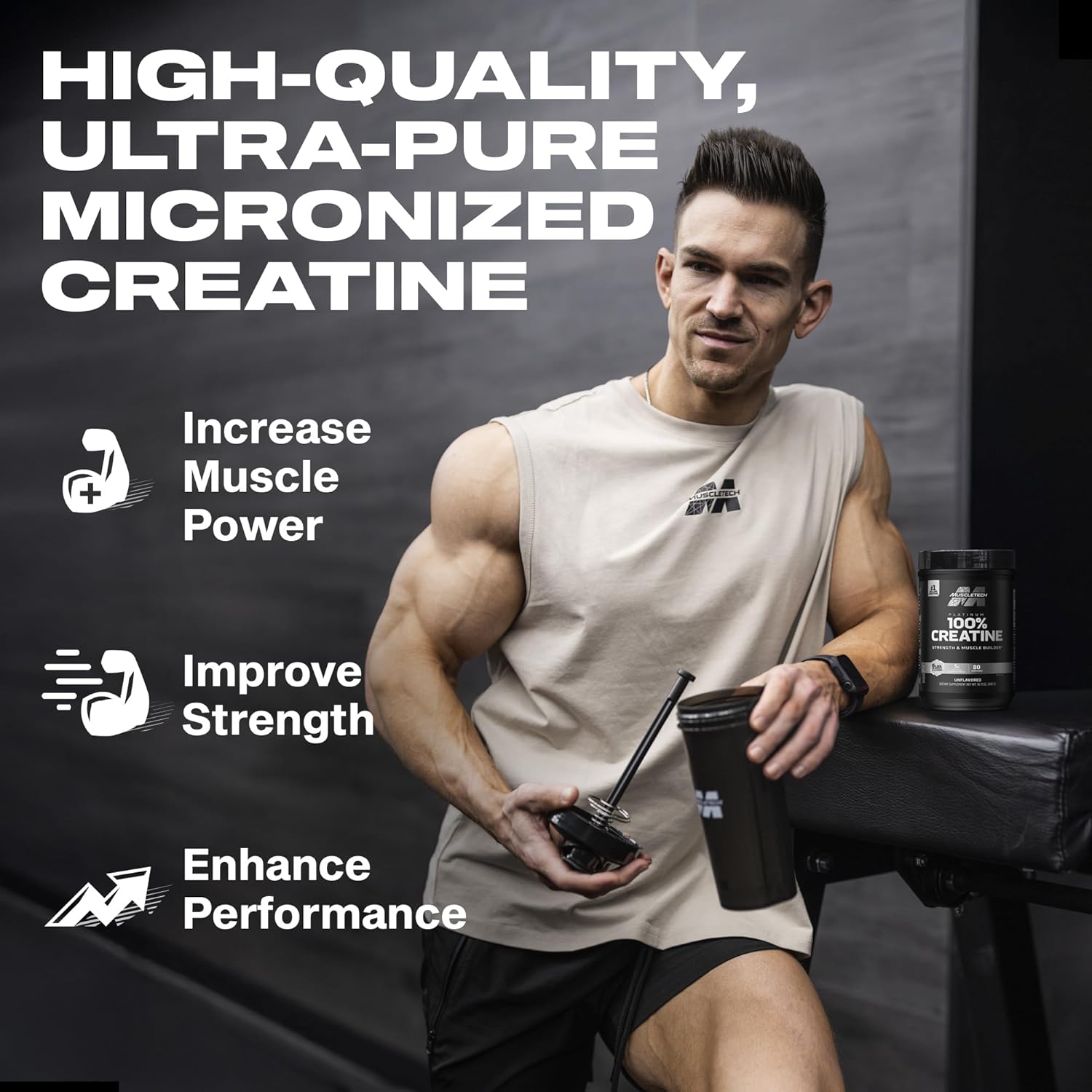  Muscletech - Platinum 100% Creatine 