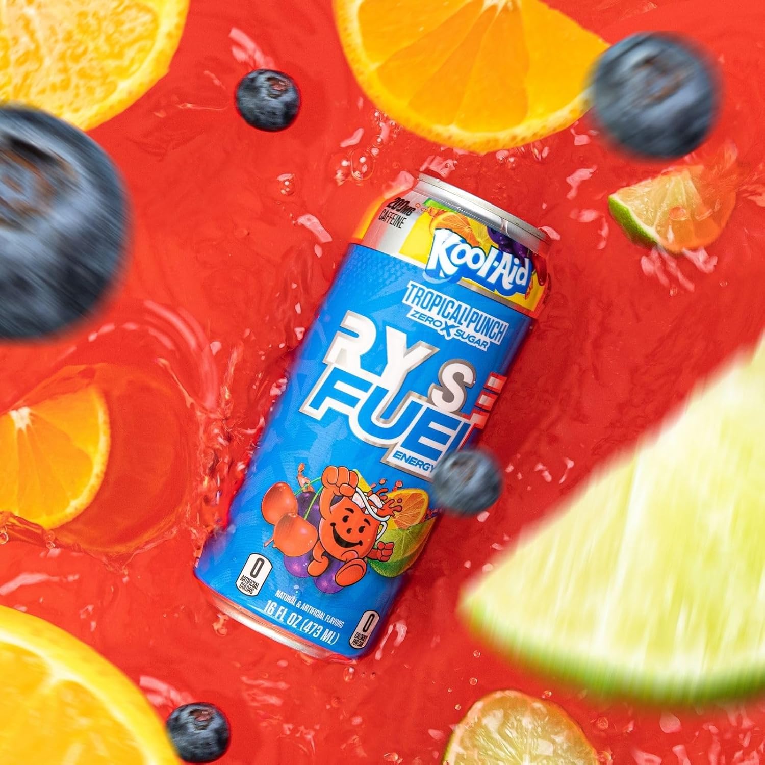  رايس فيول - مشروب الطاقة ما قبل التمرين (12 علبة) - RYSE Fuel Energy Drink 