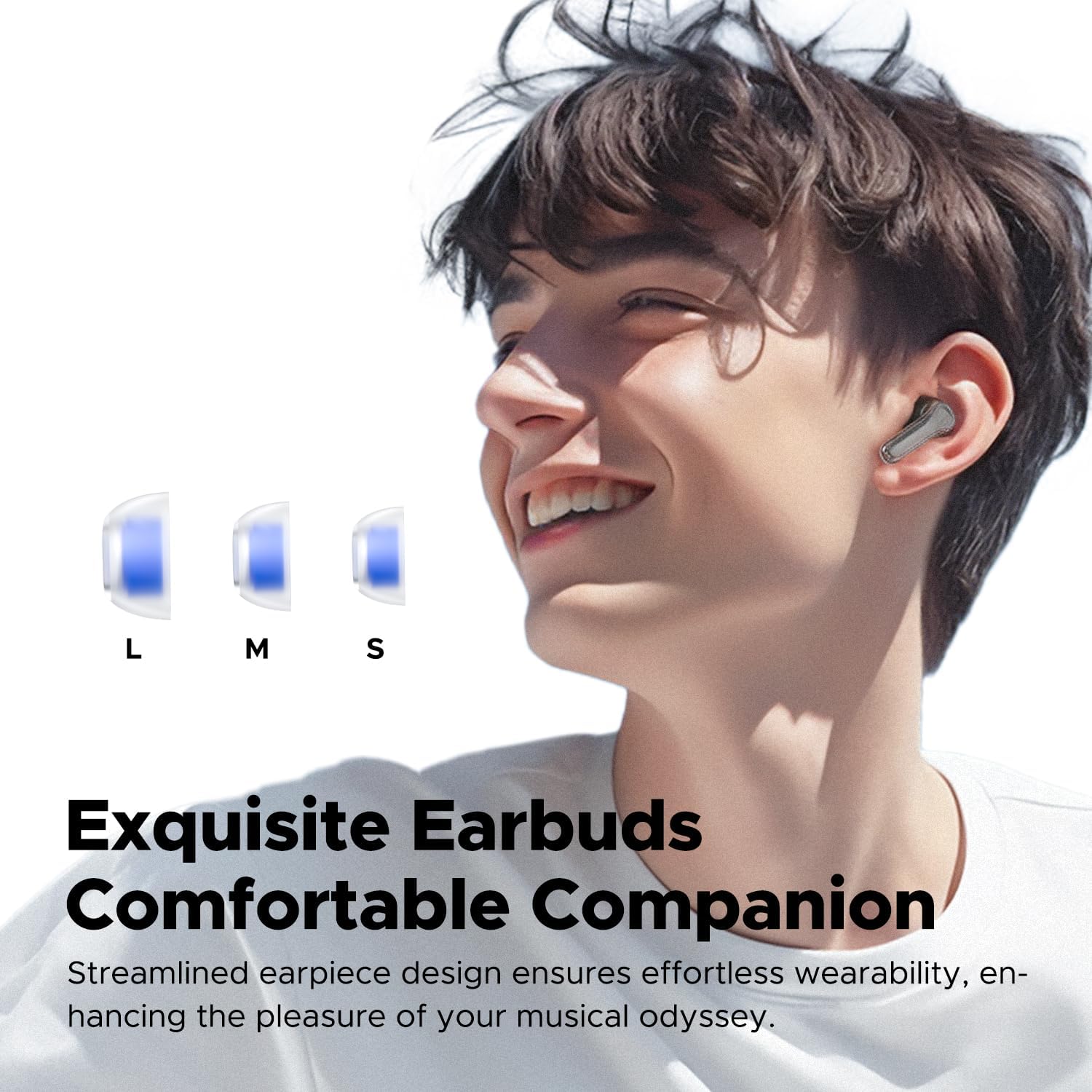  ساوندبيتس سماعة لاسلكية, موديل كلير (SoundPEATS Clear) 