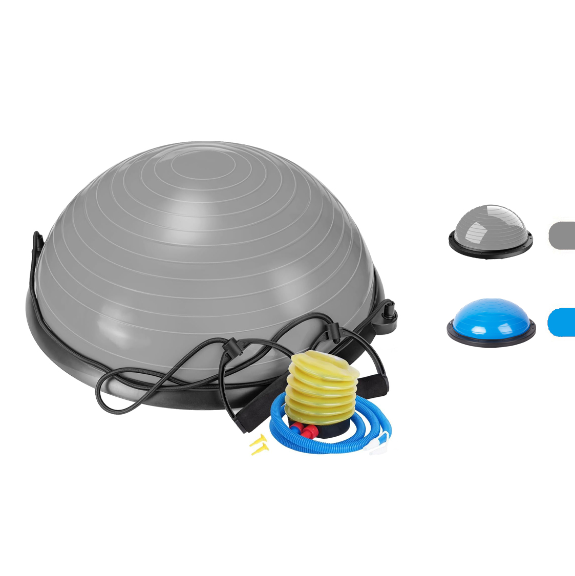  Half Balance Ball Trainer with Resistance Bands and Pump 