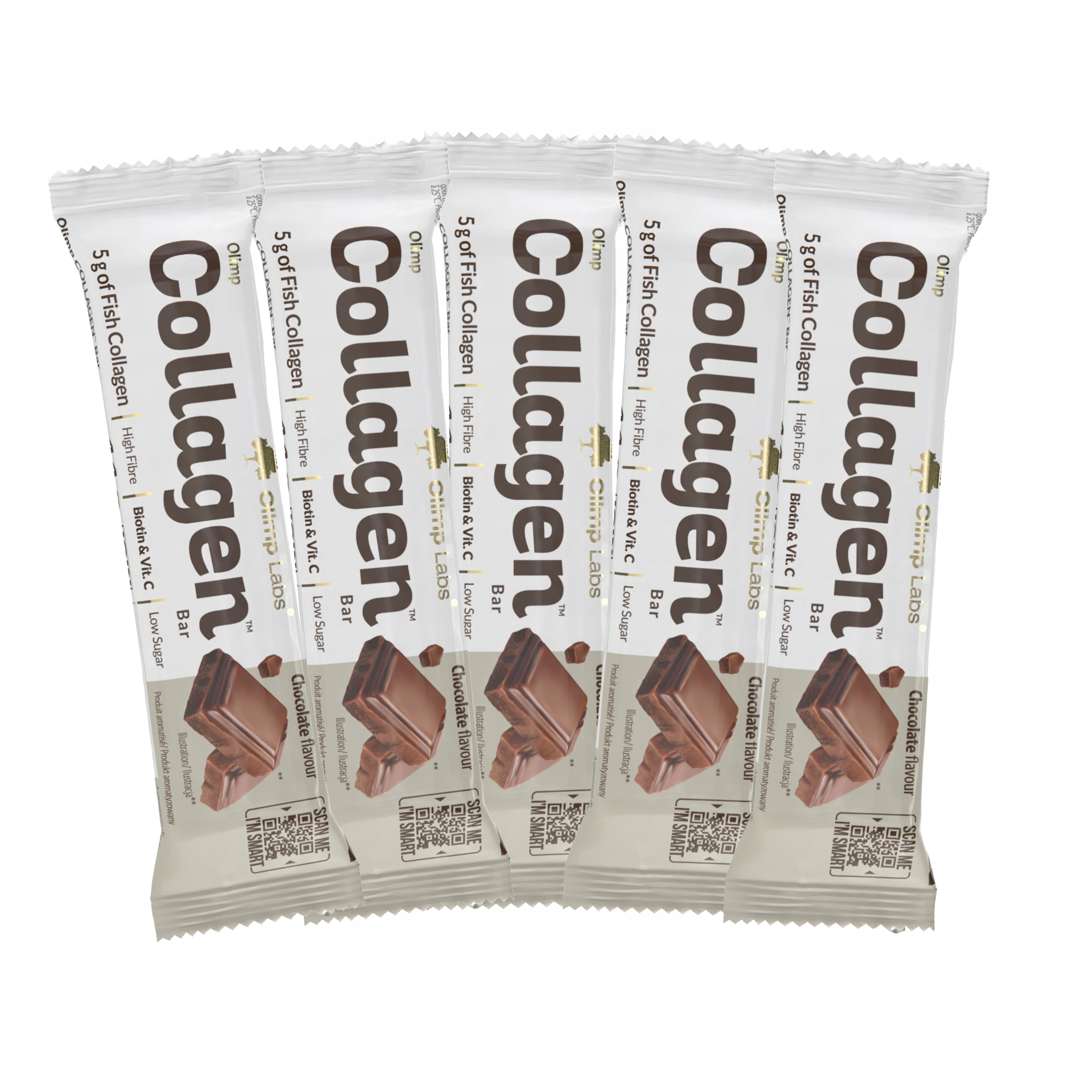  أولمب - بار كولاجين مع بروتين (5 حبات) - Olimp - Collagen Bar Protein  