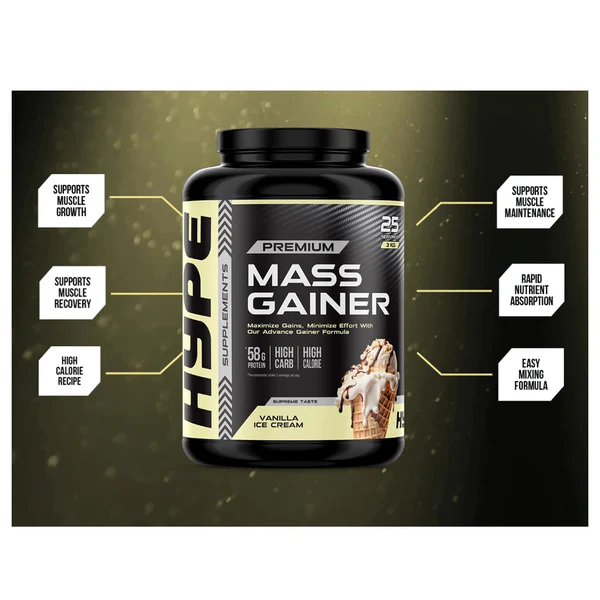  هايب - بريميوم ماس جينر (3 كجم) - Hype Premium Mass Gainer  
