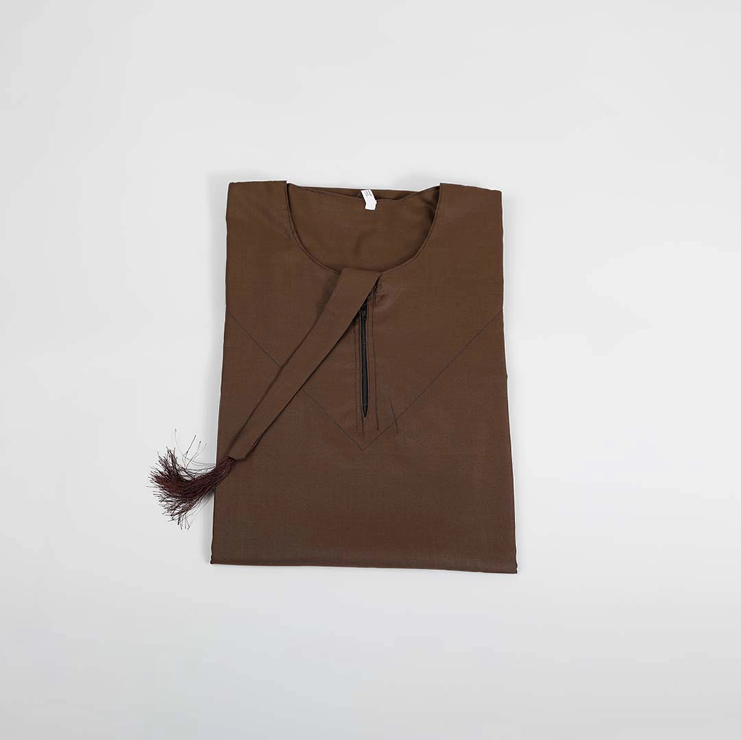 ثوب اماراتي ملون سحاب