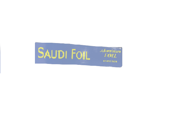  سعودي فويل ورق قصدير رول  45سم*150متر 