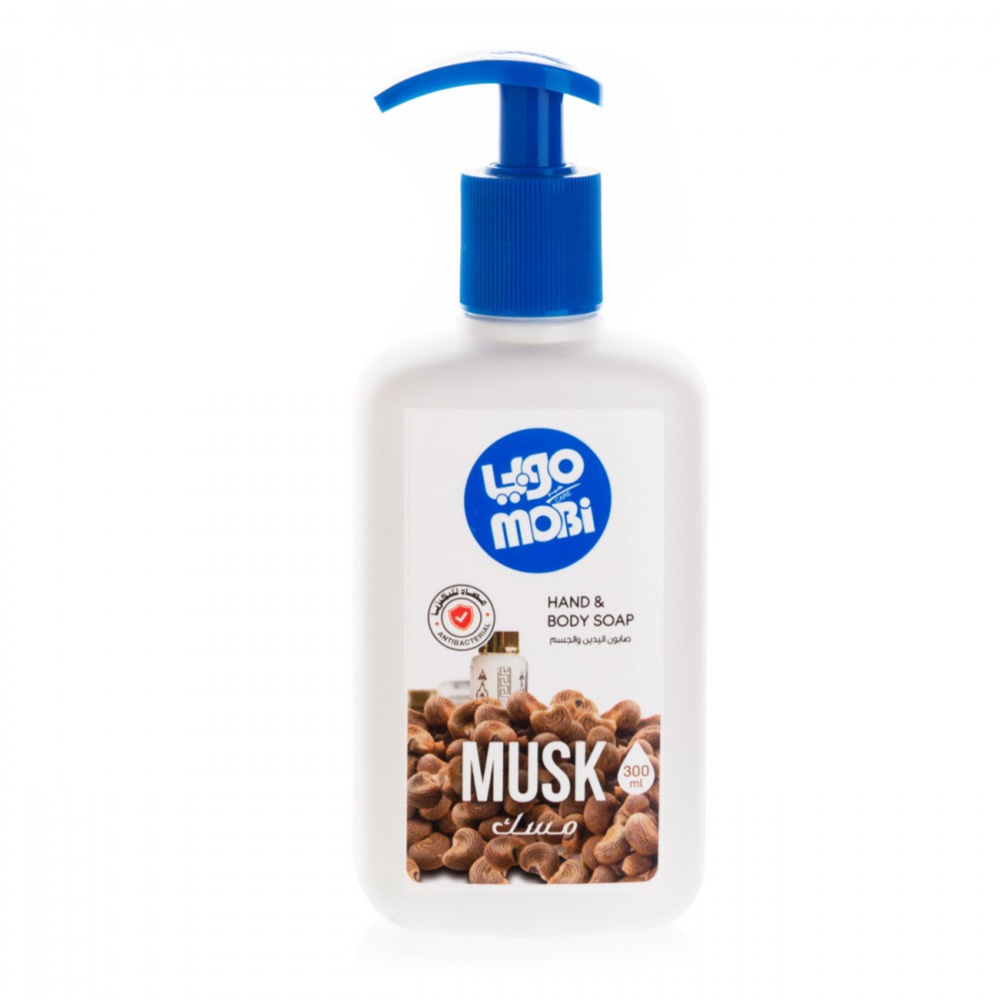  MOBI HAND AND BODY SOAP MUSK 300ML 