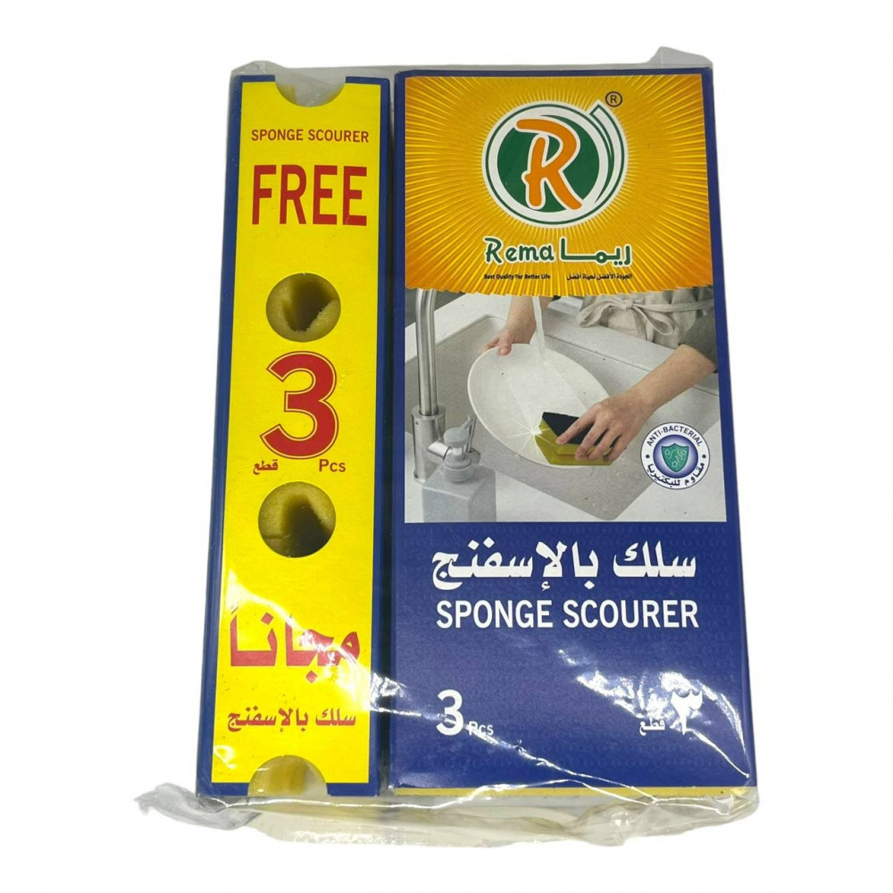  REMA SPONGE WITH SCRUBBER 6P+3FREE 