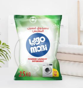  مسحوق غسيل غسالة الاتوماتيك موبي 25كيلو 