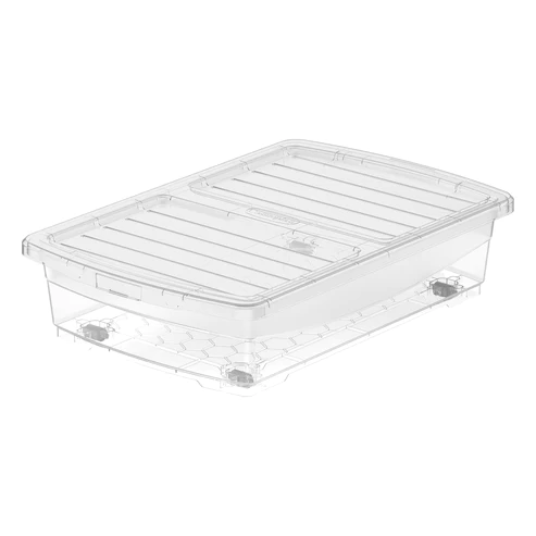  COSMOPLAST UNDERBED STORAGE BOX WITH WHEELS&LOACKABLE LID 25L 