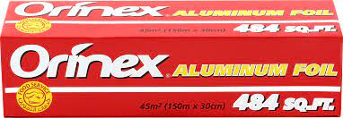 ORINEX ALUMINIUM FOIL 30CM*150MTR (484 SQ.FT) 