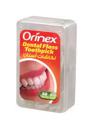  ORINEX DENTAL FLOSS TOOTHPICK 50P 