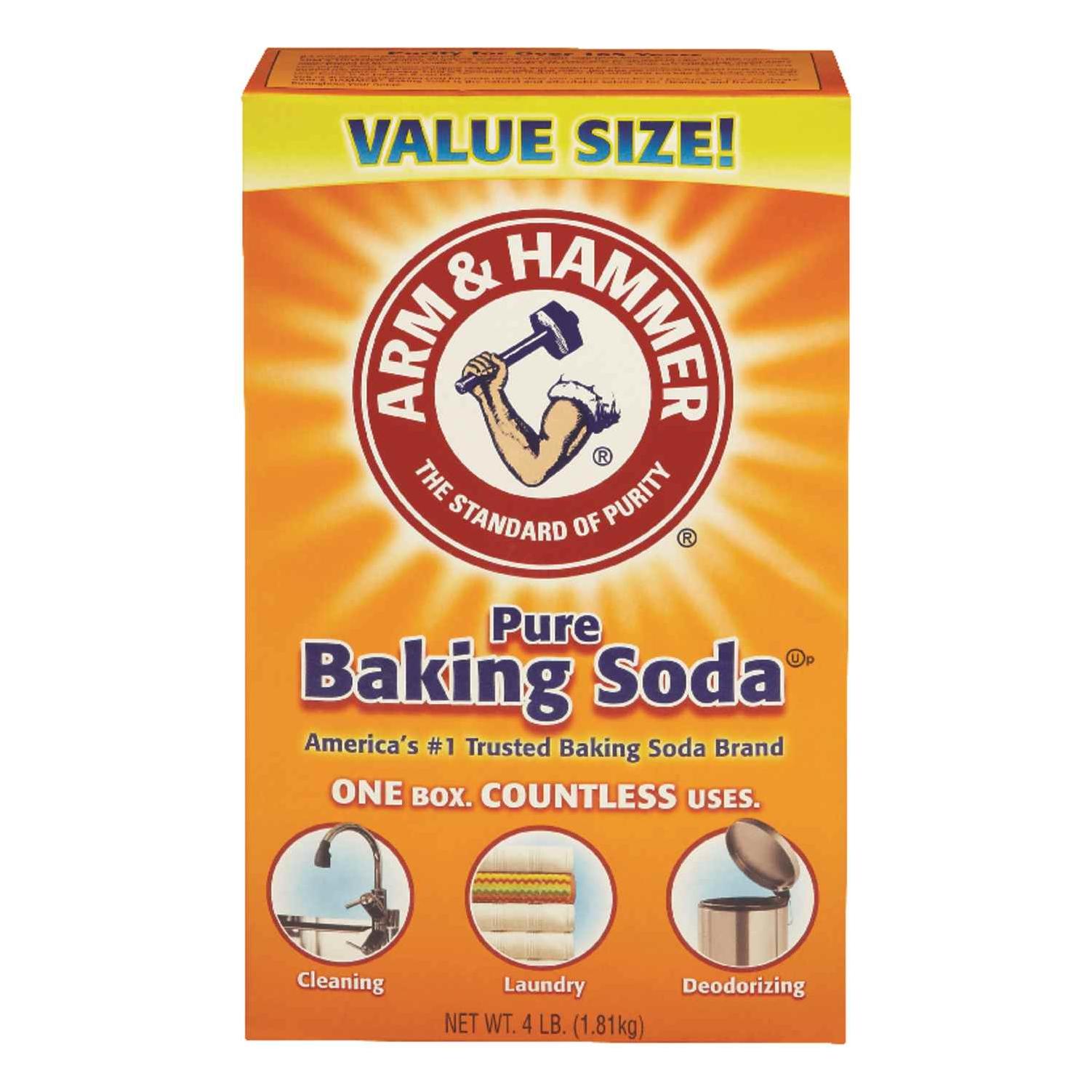  ARM HAMMER PURE BAKING SODA 4LB 1.81KG 