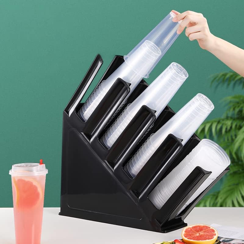  RW CUP HOLDER PLASTIC 4TRAY BLACK JD-86256 