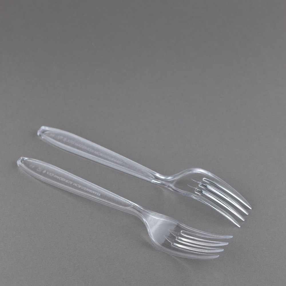  ASG PLASTIC HD FORK CLEAR 50P  