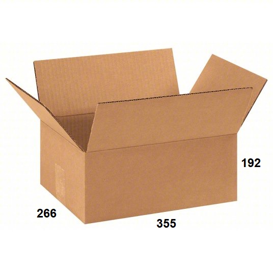  CARTOON BOX LENGTH 355MM WIDTH 266MM HEIGHT 192MM 