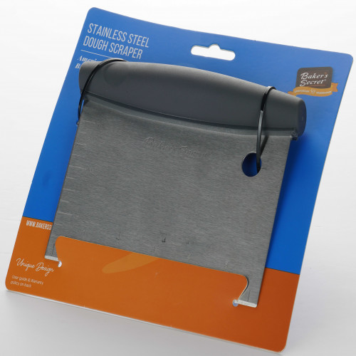  BAKERS SECRET STAINLESS STEEL DOUGH SCRAPER 
