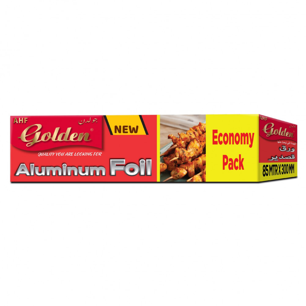  GOLDEN ALUMINIUM FOIL 30CM*85MTR 