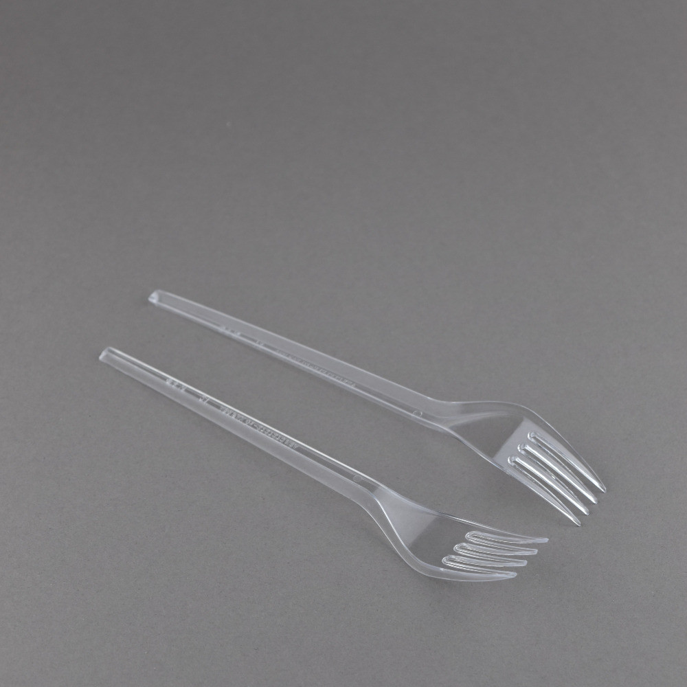  ASG PLASTIC BIG FORK CLEAR 50P  