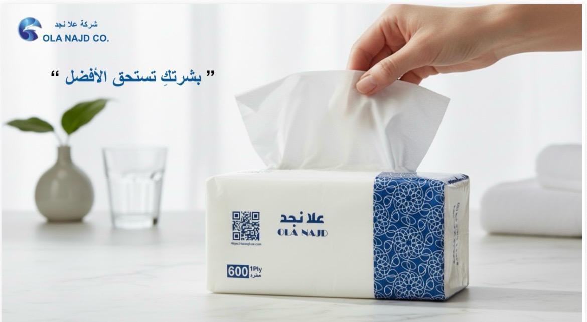  OLA NAJD FACIAL TISSUE 10PCS*4PKT*600SHEET 