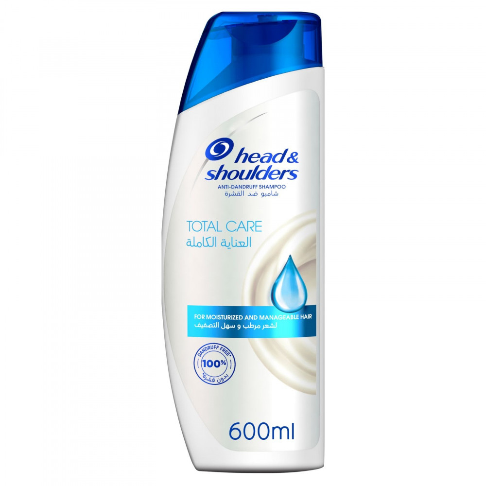  HEAD SHOULDERS SHAMPOO ANTI-DANDRUFF TOTAL CARE 600ML 