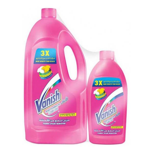  VANISH STAIN REMOVER LIQUID PINK 1.8L+500ML FREE 
