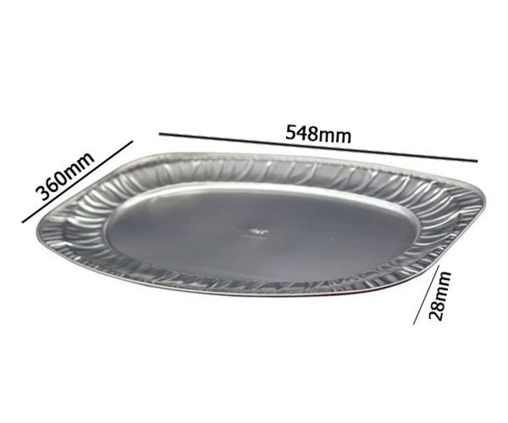  ABOSAHAM ALUMINIUM OVAL TRAY  6036 10P 