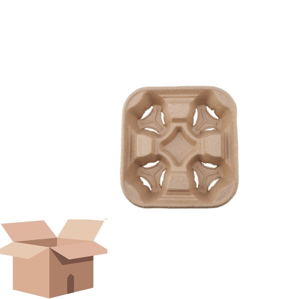  4M 4CT CUP HOLDER TRAY KRAFT 250P 