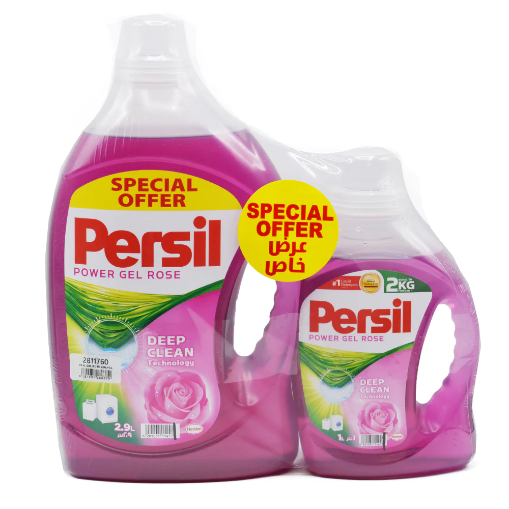 PERSIL POWER GEL ROSE 2.9L+1L FREE 