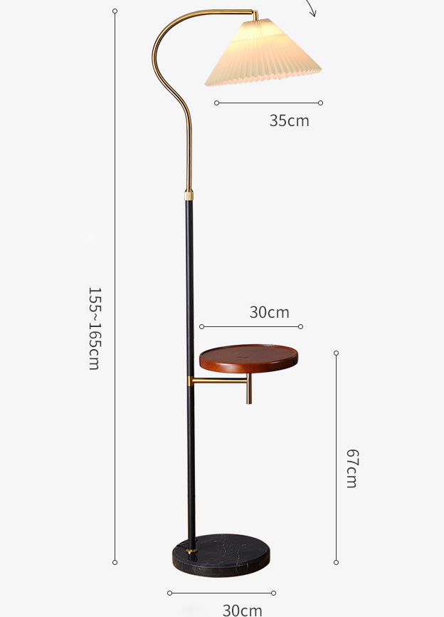  table with lighting 
