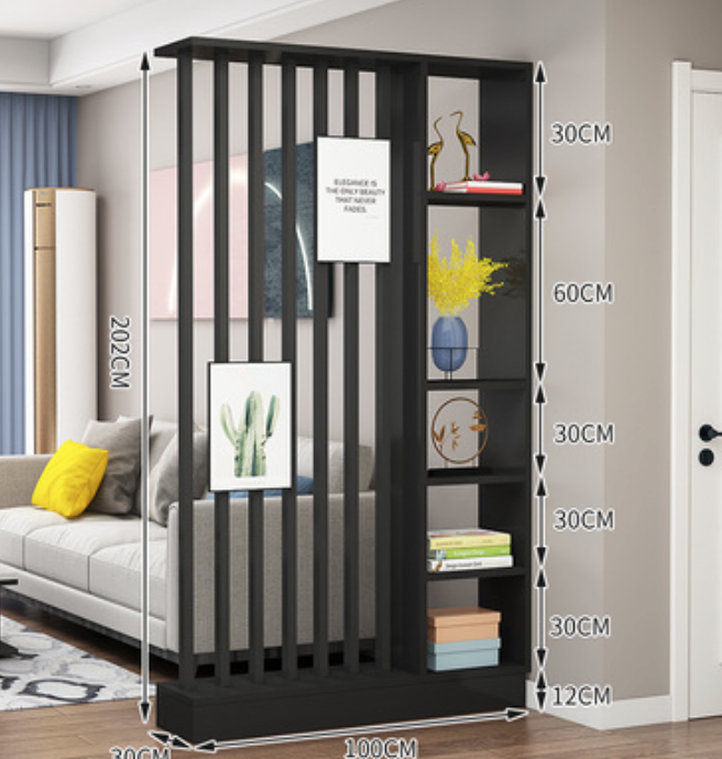  Partitioned cupboard with shelves 