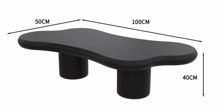  wavy pattern coffee table 