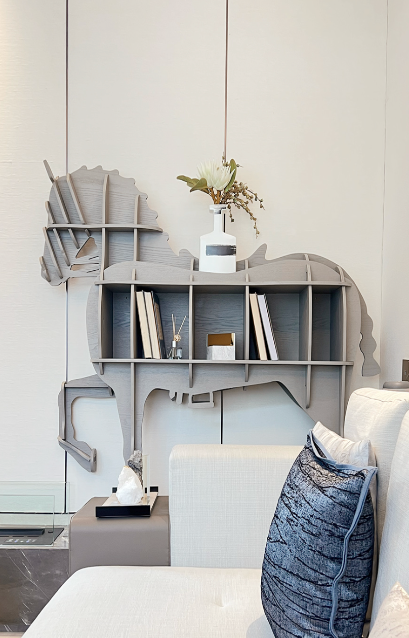  Horse bookcase 