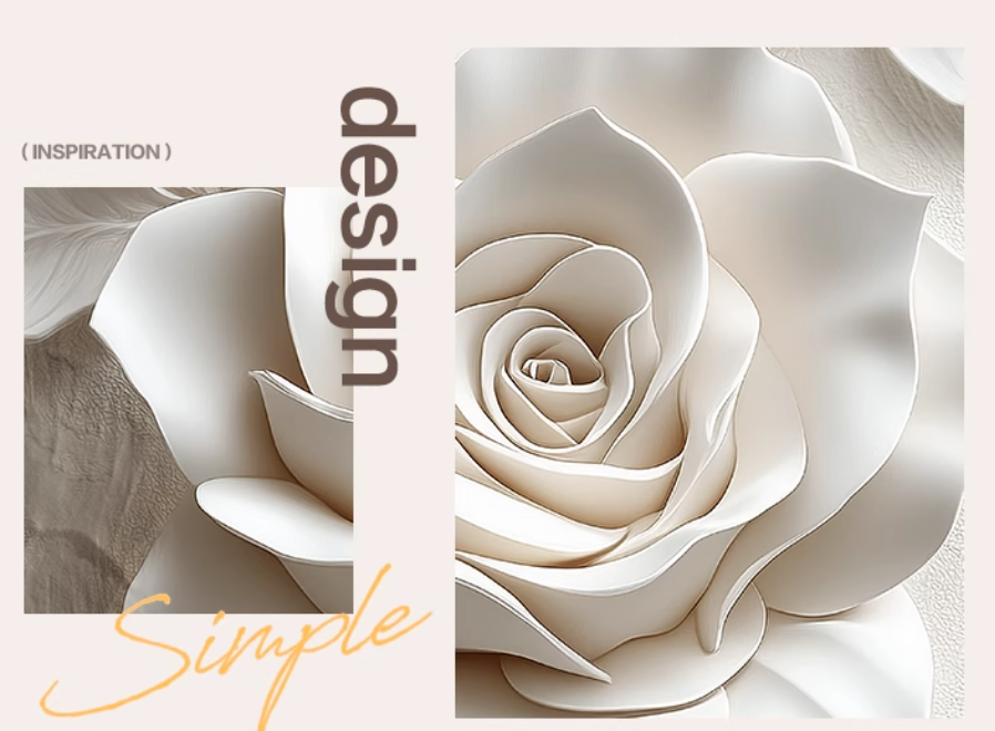  Two-part flower shape board 