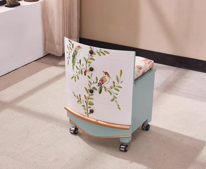  Rustic Style Multifunctional Vanity Table 