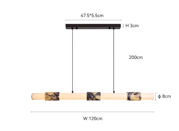  Marble pendant lamp 