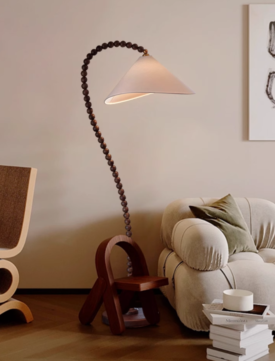 Wooden lamp 